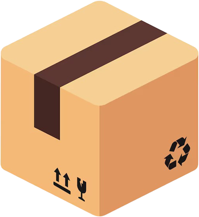 Shipping box illustration