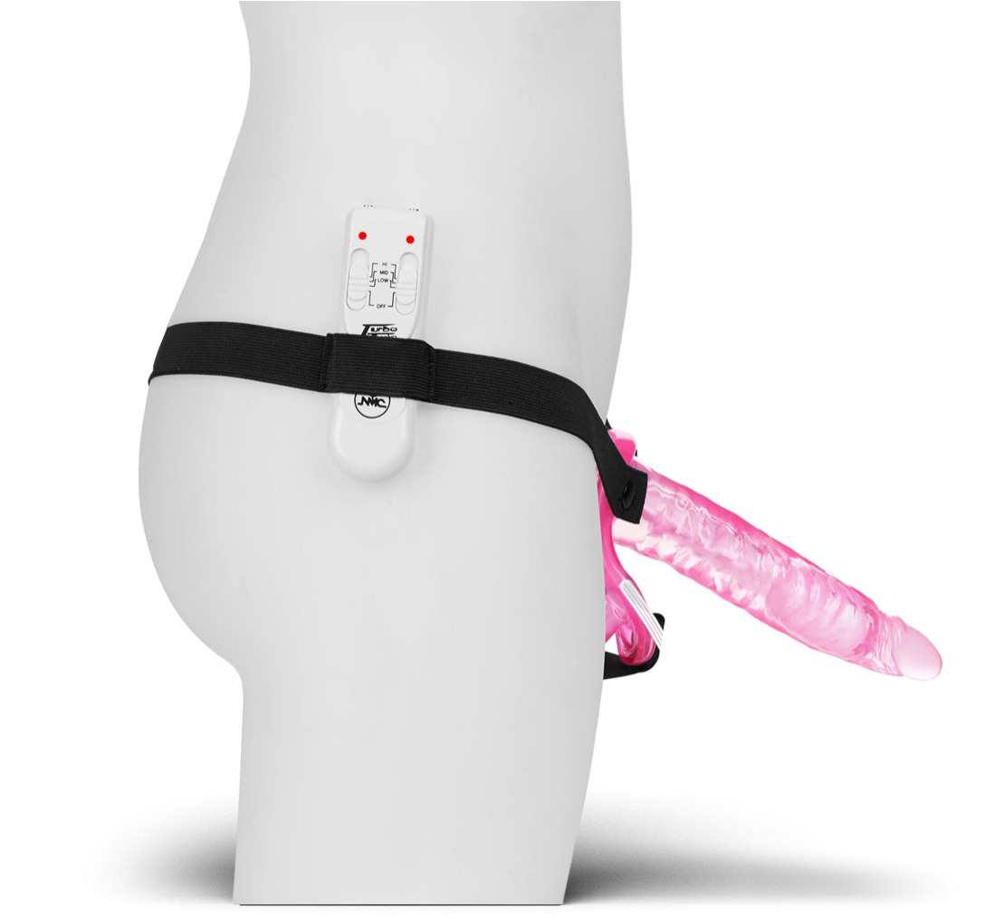 Strap-on δόνησης με δονούμενο ομοίωμα πέους