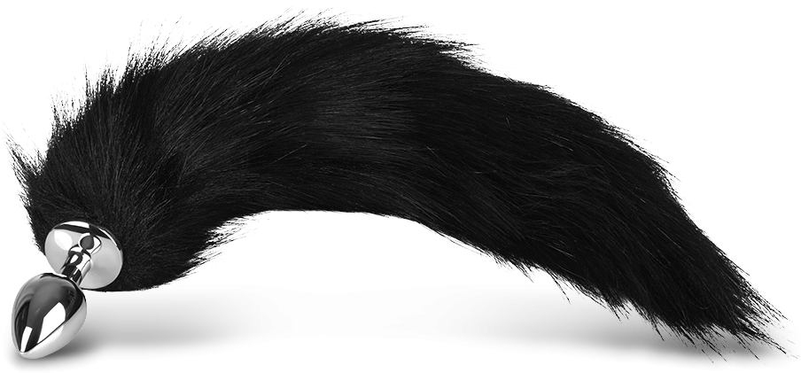 Πρωκτική σφήνα με ουρά για pony play