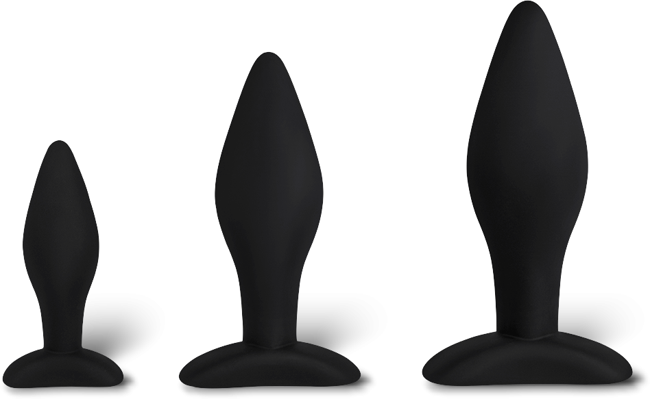 Σετ με πρωκτικές σφήνες διαδοχικών μεγεθών