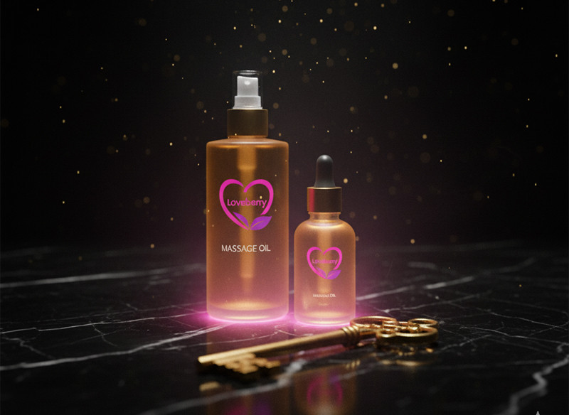 Black Friday massage oils stage