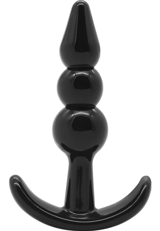 Σετ πρωκτικές σφήνες από tpe σε μαύρο χρώμα