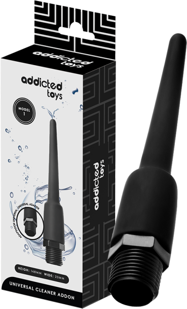 Πρωκτικό κλύσμα από σιλικόνη, μήκους 14,8 εκ. και μέγιστης διαμέτρου 2,3 εκ.