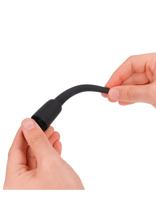 Πρωκτικό κλύσμα από σιλικόνη, μήκους 14,8 εκ. και μέγιστης διαμέτρου 2,3 εκ.