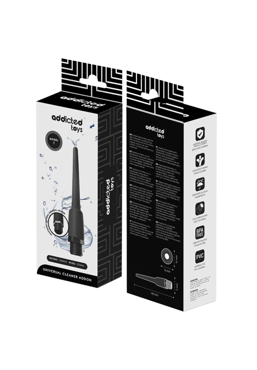 Πρωκτικό κλύσμα από σιλικόνη, μήκους 14,8 εκ. και μέγιστης διαμέτρου 2,3 εκ.