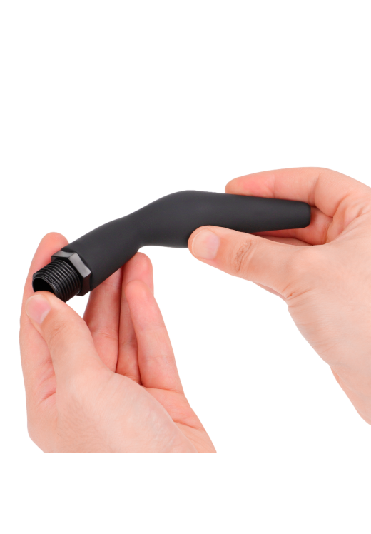 Πρωκτικό κλύσμα από σιλικόνη σε μαύρο χρώμα, μήκους 15,8 εκ. και μέγιστης διαμέτρου 3 εκ.