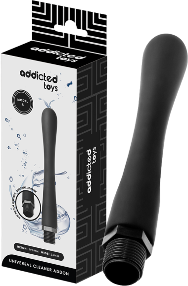 Πρωκτικό κλύσμα από σιλικόνη, μήκους 19 εκ. και μέγιστης διαμέτρου 2,6 εκ.