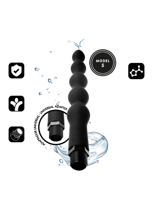 Πρωκτικό κλύσμα από σιλικόνη, μήκους 20,5 εκ. και μέγιστης διαμέτρου 2,9 εκ.