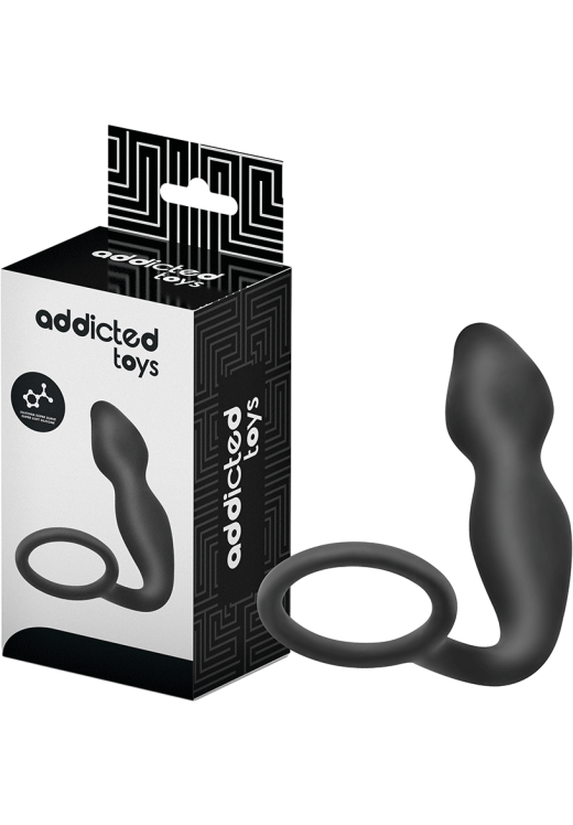 Σφήνα προστάτη από σιλικόνη σε μαύρο χρώμα, μήκους 12 εκ. και μέγιστης διαμέτρου 3 εκ.