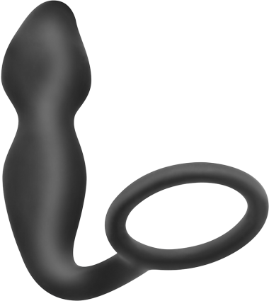 Σφήνα προστάτη από σιλικόνη σε μαύρο χρώμα, μήκους 12 εκ. και μέγιστης διαμέτρου 3 εκ.