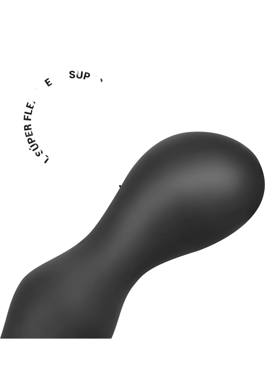 Σφήνα προστάτη από σιλικόνη σε μαύρο χρώμα, μήκους 11,6 εκ. και μέγιστης διαμέτρου 3 εκ.