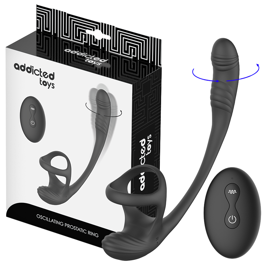 Σφήνα προστάτη από σιλικόνη σε μαύρο χρώμα, μήκους 19,5 εκ. και μέγιστης διαμέτρου 3 εκ. με τηλεχειριζόμενο χειρισμό