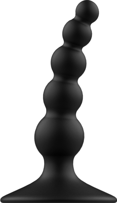 Πρωκτική σφήνα από σιλικόνη σε μαύρο χρώμα, μήκους 10 εκ. και μέγιστης διαμέτρου 2,7 εκ.