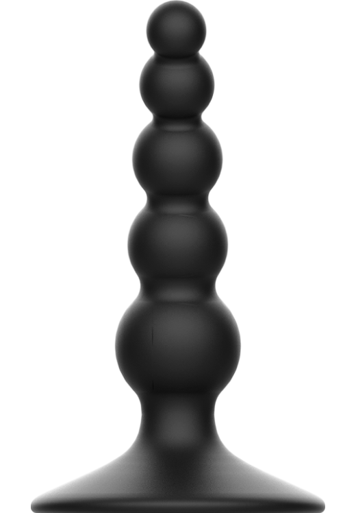 Πρωκτική σφήνα από σιλικόνη σε μαύρο χρώμα, μήκους 10 εκ. και μέγιστης διαμέτρου 2,7 εκ.