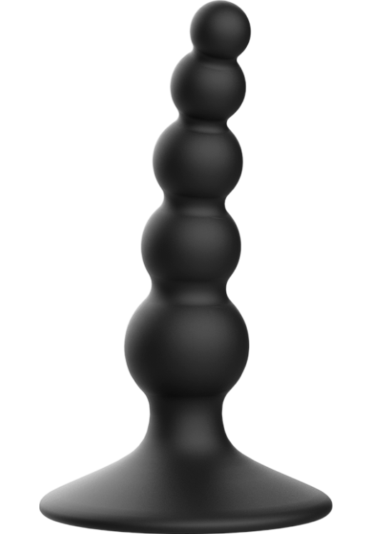 Πρωκτική σφήνα από σιλικόνη σε μαύρο χρώμα, μήκους 10 εκ. και μέγιστης διαμέτρου 2,7 εκ.