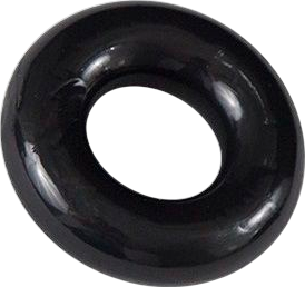 Δαχτυλίδι πέους από tpr σε μαύρο χρώμα