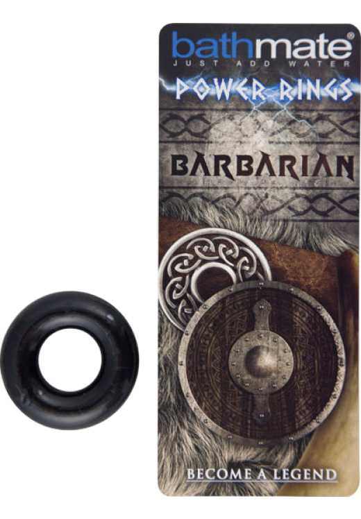 Δαχτυλίδι πέους από tpr σε μαύρο χρώμα