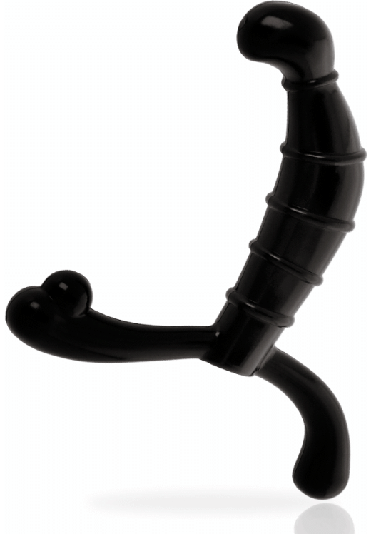 Dildo προστάτη από tpr σε μαύρο χρώμα, μήκους 11,3 εκ. και μέγιστης διαμέτρου 2,6 εκ.