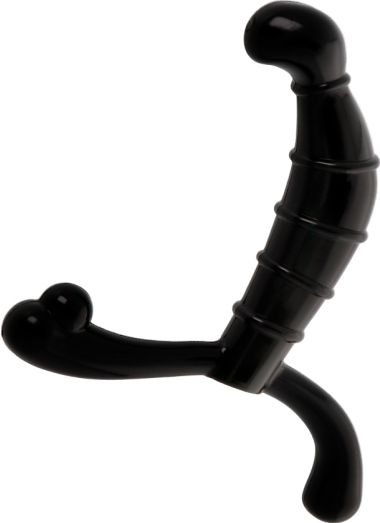 Dildo προστάτη από tpr σε μαύρο χρώμα, μήκους 11,3 εκ. και μέγιστης διαμέτρου 2,6 εκ.