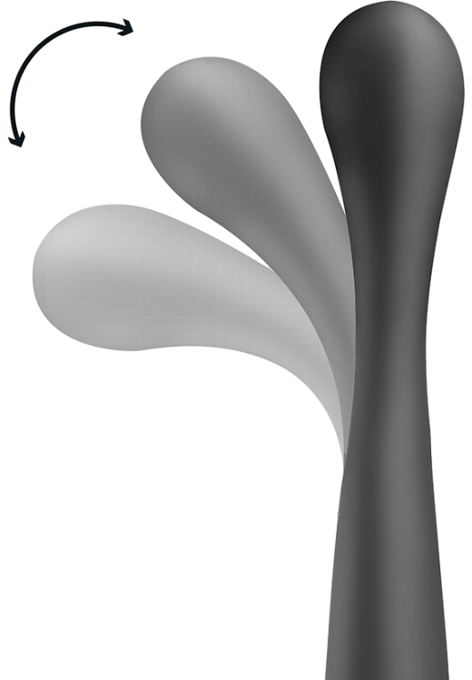 Πρωκτικό dildo από σιλικόνη σε μαύρο χρώμα, μήκους 22,5 εκ. και μέγιστης διαμέτρου 3,2 εκ