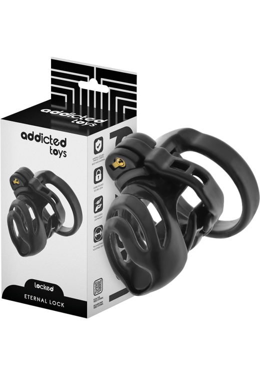 Κλουβί πέους από abs σε μαύρο χρώμα