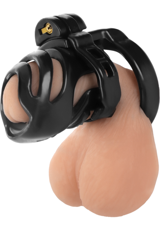 Κλουβί πέους από abs σε μαύρο χρώμα