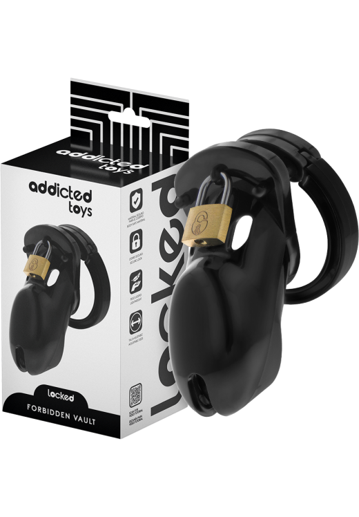 Κλουβί πέους από abs σε μαύρο χρώμα