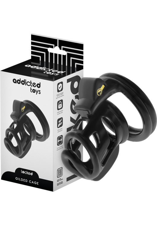 Κλουβί πέους από abs σε μαύρο χρώμα