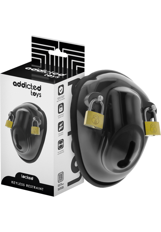 Κλουβί πέους από abs σε μαύρο χρώμα