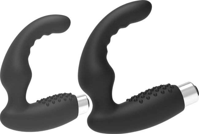 Πρωκτικός δονητής από σιλικόνη σε μαύρο χρώμα, μήκους 11 εκ.