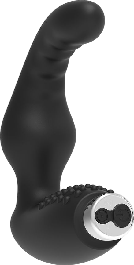 Πρωκτικός δονητής από σιλικόνη σε μαύρο χρώμα, μήκους 11 εκ.