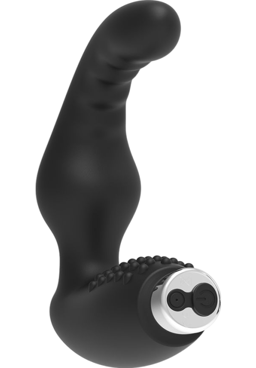 Πρωκτικός δονητής από σιλικόνη σε μαύρο χρώμα, μήκους 11 εκ.