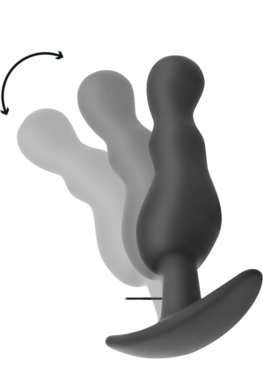 Σετ πρωκτικές σφήνες από σιλικόνη σε μαύρο χρώμα