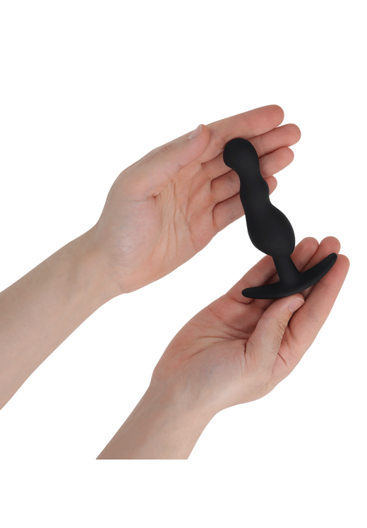 Σετ πρωκτικές σφήνες από σιλικόνη σε μαύρο χρώμα