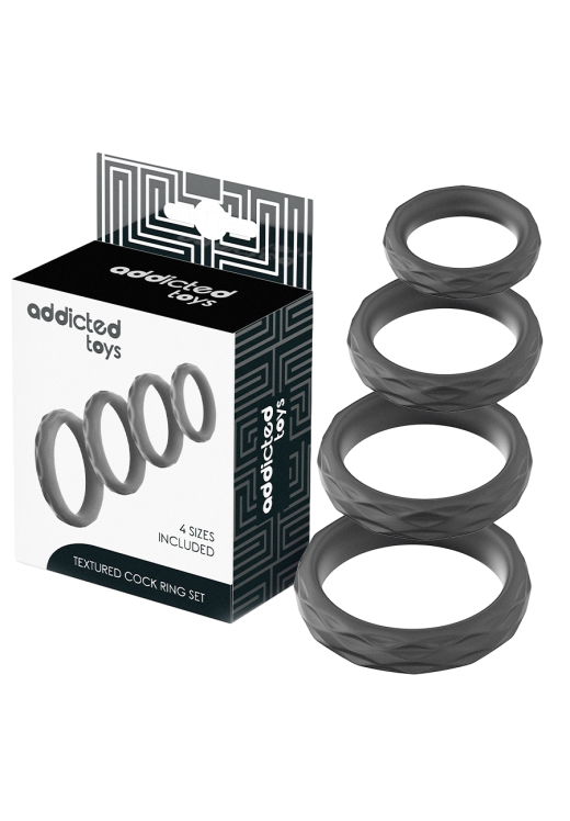 Σετ δαχτυλίδια πέους από σιλικόνη