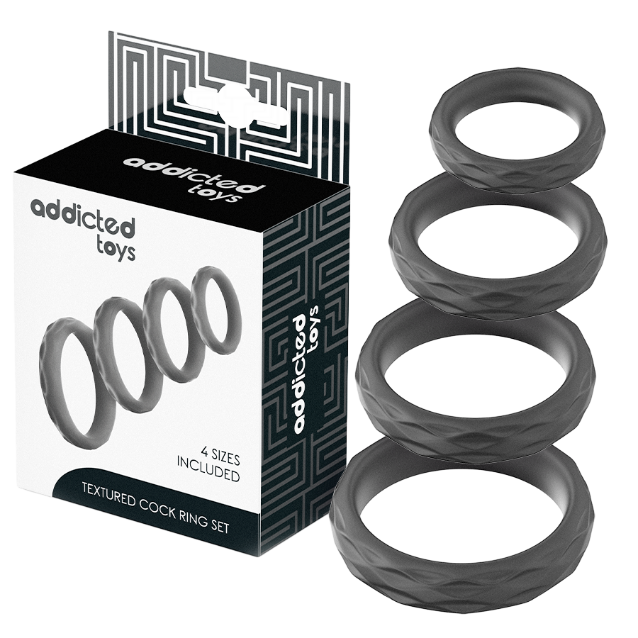 Σετ δαχτυλίδια πέους από σιλικόνη