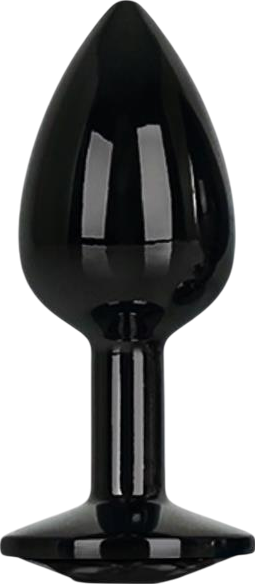 Σφήνα με κόσμημα από αλουμίνιο σε μαύρο χρώμα, μήκους 7,2 εκ. και μέγιστης διαμέτρου 2,8 εκ.