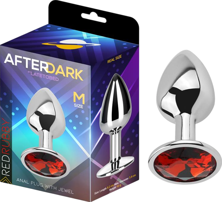 Σφήνα με κόσμημα από αλουμίνιο σε ασημί χρώμα, μήκους 8,2 εκ. και μέγιστης διαμέτρου 3,4 εκ.