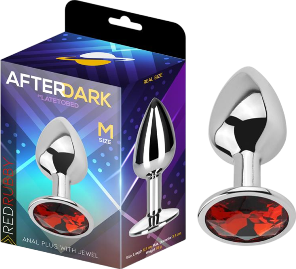 Σφήνα με κόσμημα από αλουμίνιο σε ασημί χρώμα, μήκους 8,2 εκ. και μέγιστης διαμέτρου 3,4 εκ.