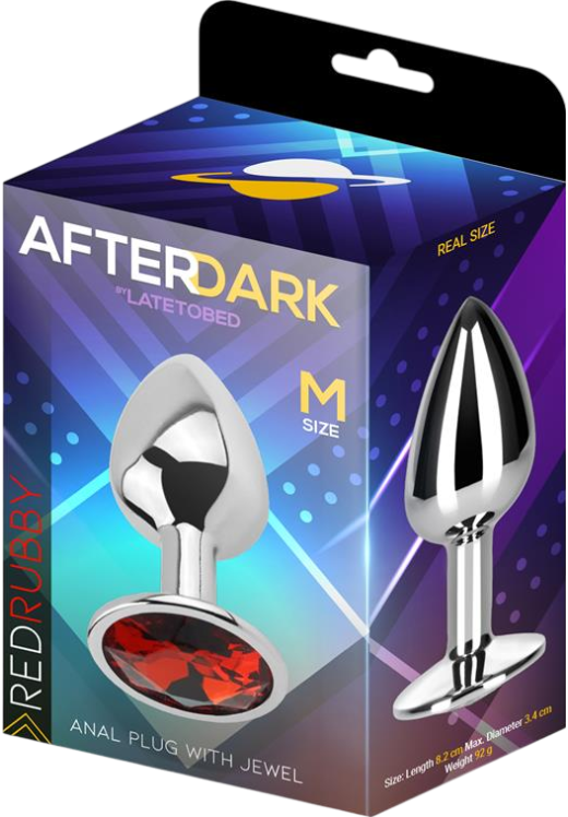 Σφήνα με κόσμημα από αλουμίνιο σε ασημί χρώμα, μήκους 8,2 εκ. και μέγιστης διαμέτρου 3,4 εκ.