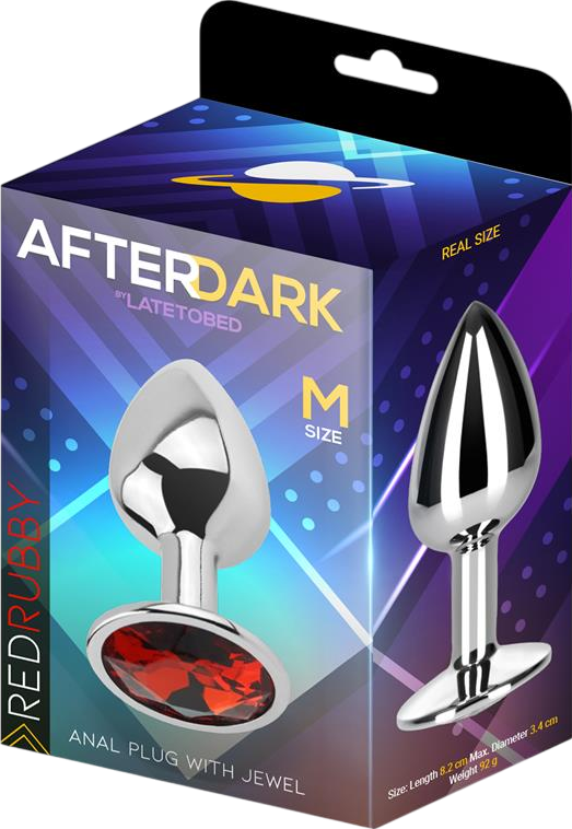 Σφήνα με κόσμημα από αλουμίνιο σε ασημί χρώμα, μήκους 8,2 εκ. και μέγιστης διαμέτρου 3,4 εκ.