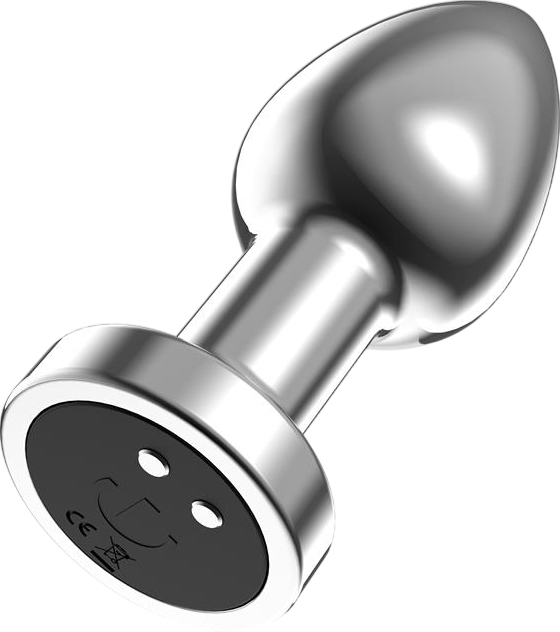 Δονούμενη σφήνα από αλουμίνιο σε ασημί χρώμα, μήκους 8,7 εκ, και μέγιστης διαμέτρου 3,3 εκ,