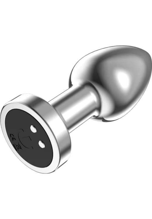 Δονούμενη σφήνα από αλουμίνιο σε ασημί χρώμα, μήκους 7,6 εκ. και μέγιστης διαμέτρου 2,8 εκ.