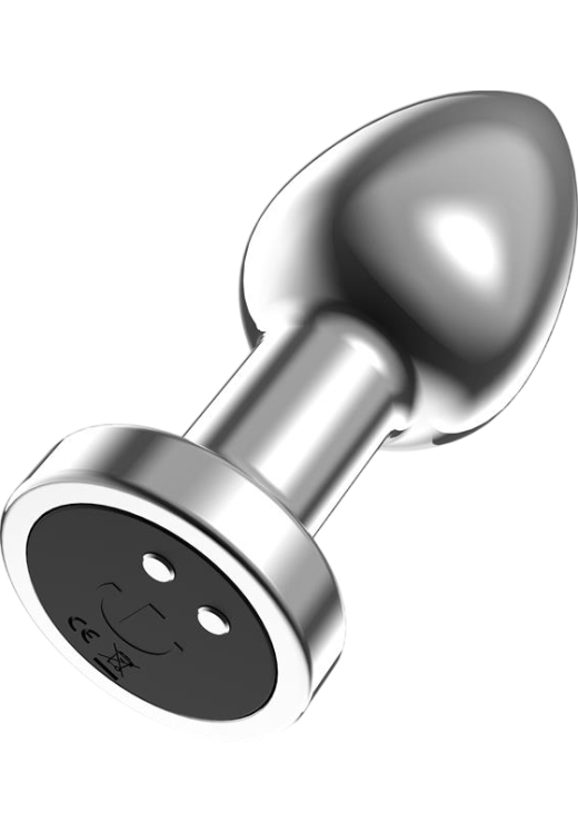 Δονούμενη σφήνα από αλουμίνιο σε ασημί χρώμα, μήκους 7,6 εκ. και μέγιστης διαμέτρου 2,8 εκ.