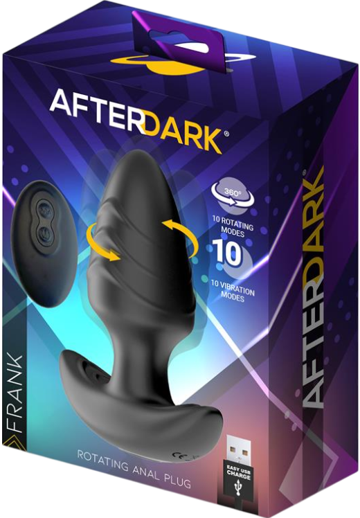 Δονούμενη σφήνα από σιλικόνη σε μαύρο χρώμα, μήκους 9,9 εκ. και μέγιστης διαμέτρου 3,7 εκ. με τηλεχειριζόμενο χειρισμό