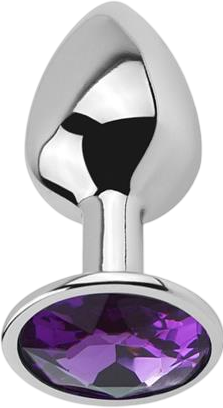 Σφήνα με κόσμημα από αλουμίνιο σε ασημί χρώμα, μήκους 7 εκ. και μέγιστης διαμέτρου 2,8 εκ.