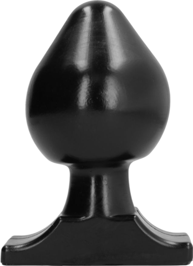 Πρωκτική σφήνα από tpe σε μαύρο χρώμα, μήκους 19 εκ. και μέγιστης διαμέτρου 11 εκ.