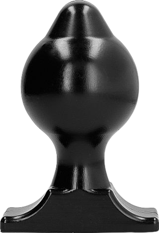 Πρωκτική σφήνα από tpe σε μαύρο χρώμα, μήκους 18 εκ. και μέγιστης διαμέτρου 10 εκ.