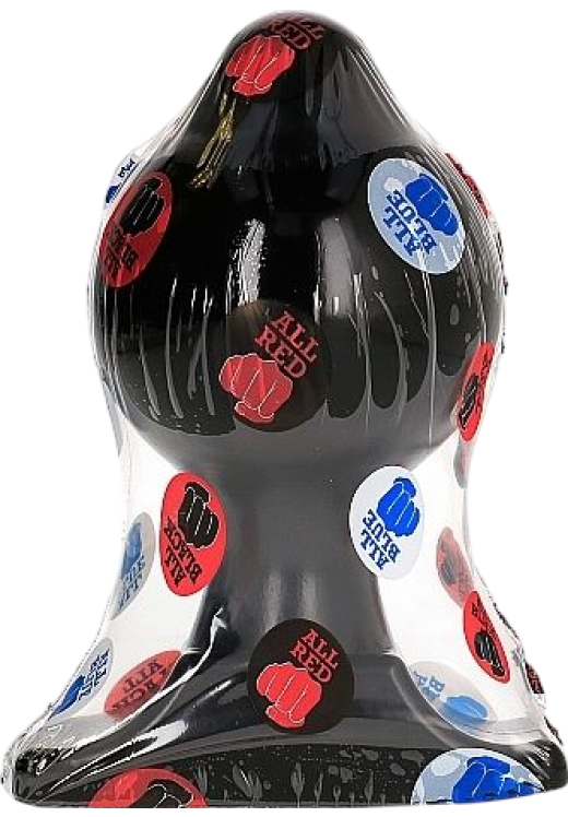 Πρωκτική σφήνα από tpe σε μαύρο χρώμα, μήκους 18 εκ. και μέγιστης διαμέτρου 10 εκ.