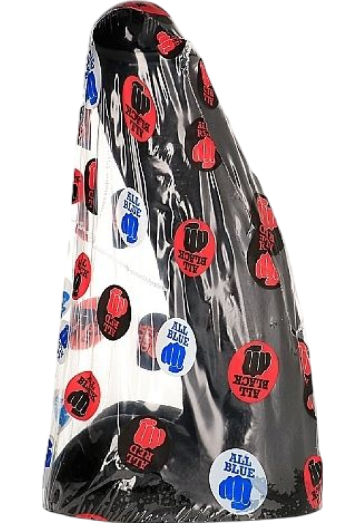 Ομοίωμα πέους από tpe σε μαύρο χρώμα, μήκους 22 εκ. και μέγιστης διαμέτρου 5 εκ.